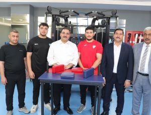 Haliliye Belediye Başkanı Canpolat dünya şampiyonuna moral ziyareti