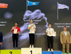 Helin Uzun, Bulgaristan’da Türkiye’ye gümüş madalya getirdi