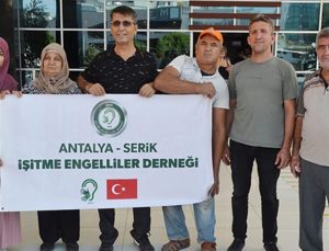 Antalya Serik'te tercüman krizi: İşitme engellilerden tepki