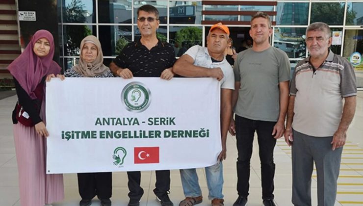 Antalya Serik'te tercüman krizi: İşitme engellilerden tepki