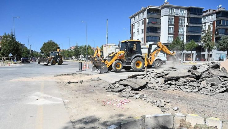 Isparta'da 230 ve 234 cadde kesişimine akıllı modern dönel kavşak yapılıyor
