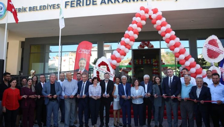 Serik‘de eğitime destek