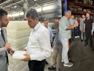 AK Parti Antalya il Başkanı Ali Çetin’den OSB’de firma ziyaretleri