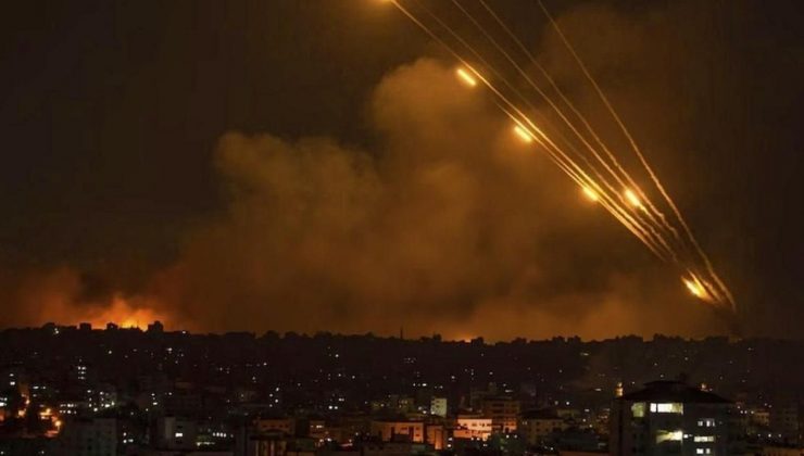 İsrail ordusu Gazze’ye gece boyu 50 hava saldırısı düzenledi