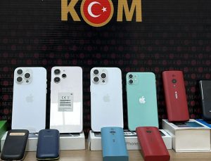 400 bin lira değerinde cihaz ele geçirildi