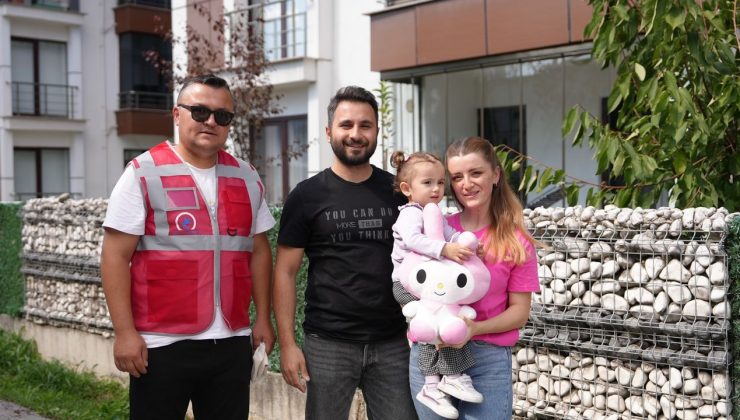 Minik Melisa'ya anlamlı jest