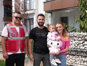 Minik Melisa'ya anlamlı jest