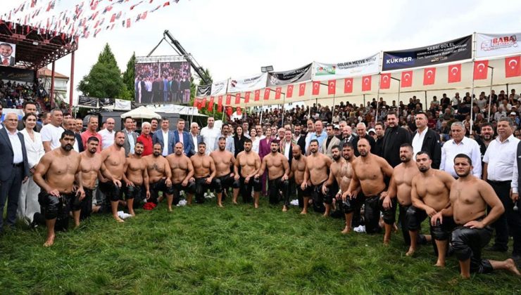 Korkuteli'nde güreş heyecanı