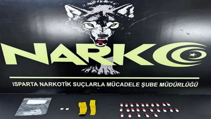 Isparta'da uyuşturucu operasyonu: 2 kişi yakalandı