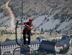 Isparta’da nefes kesen tatbikat