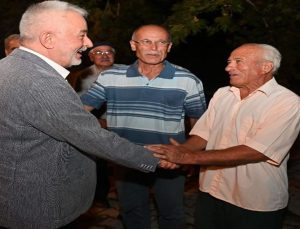 Isparta Belediye Başkanı Başdeğirmen Aşağıgökdere Köyünde vatandaşlarla buluştu