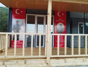 Şehit babasının ev hayali anahtar teslim töreniyle gerçekleşiyor