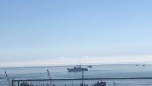 Kocaeli Kandıra’da kargo gemisi karaya oturdu