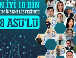 Aksaray Üniversitesi’nden 28 akademisyen ilk 10 bin arasına girdi