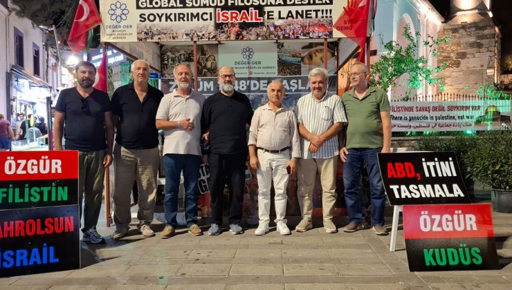 Bodrum İnsani Değerler Derneği destek için nöbet çadırı kuruldu