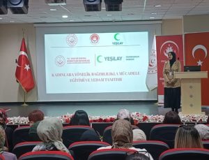 Erzurum’da Kadına Yönelik Bağımlılıkla Mücadele eğitimi düzenlendi