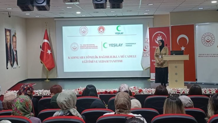 Erzurum’da Kadına Yönelik Bağımlılıkla Mücadele eğitimi düzenlendi
