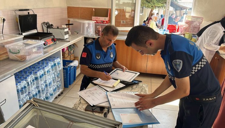 Zabıtadan okul kantinlerine sıkı takip