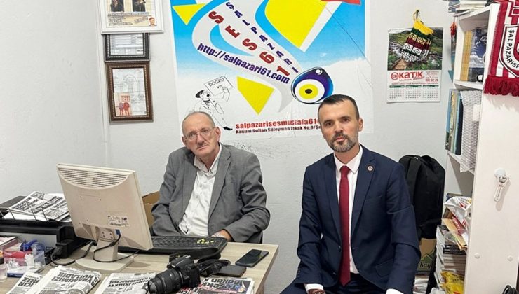 Muhabirine Saadet Partisi İlçe Başkanı Özendi’den ziyaret