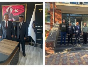 Mehmet Çiçek’ten Yenişehir İlçe Emniyet Müdürü Ömer Zafer Karahan’a Ziyaret