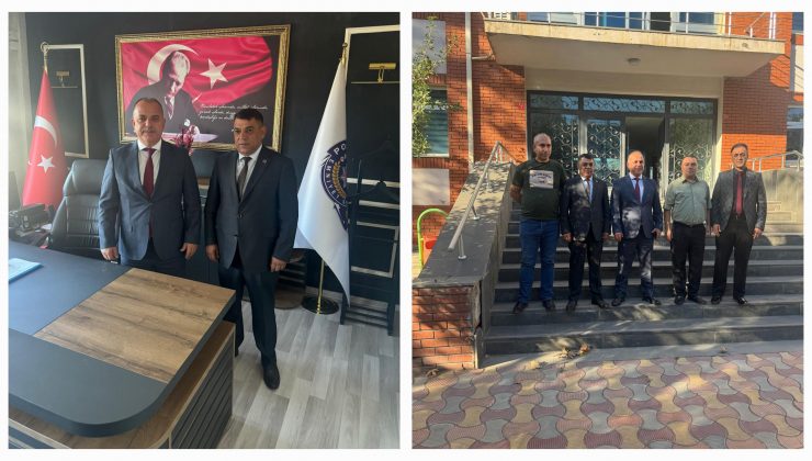 Mehmet Çiçek’ten Yenişehir İlçe Emniyet Müdürü Ömer Zafer Karahan’a Ziyaret