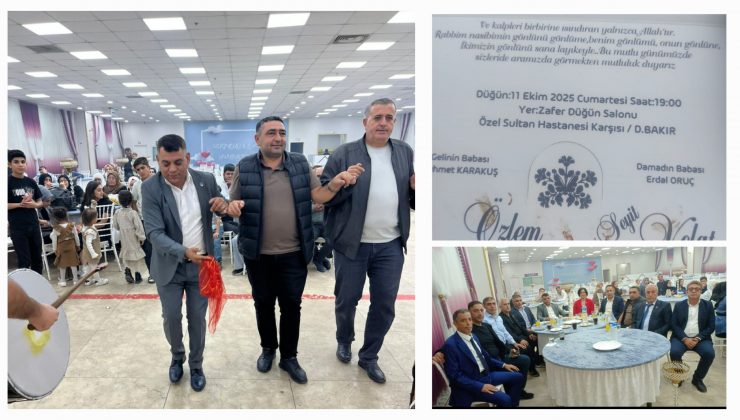 Büyük Birlik Partisi Diyarbakır İl Teşkilatı, Erdal Oruç’un Oğlu Seyid Velat Oruç’un Düğününe Katıldı