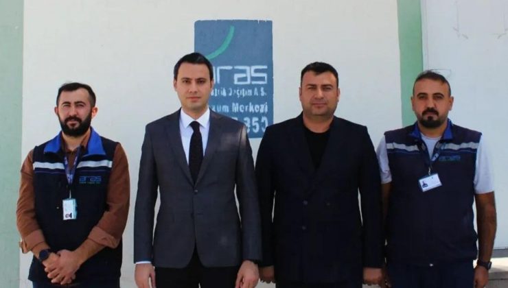 Kaymakam Mehmet Ali Semiz’den Aras EDAŞ’a ziyaret