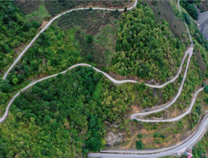Ordu Mesudiye' de 200 km yol modern görünüme kavuştu