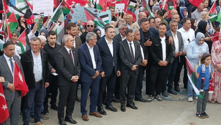 Akçakoca'dan “Gazze için" tek ses çıktı