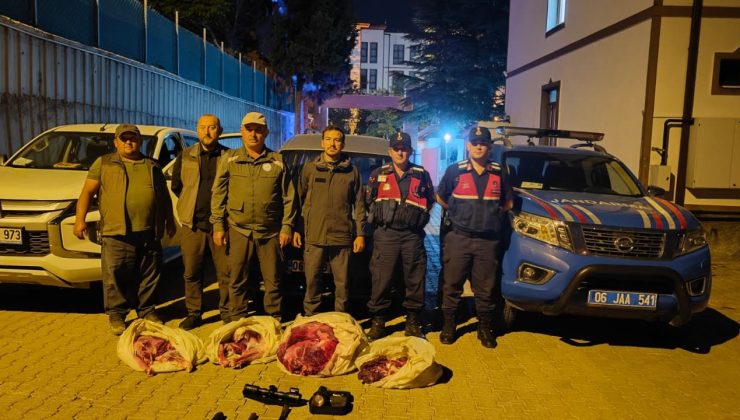 Kaçak Geyik avcılarına 580 Bin TL para cezası