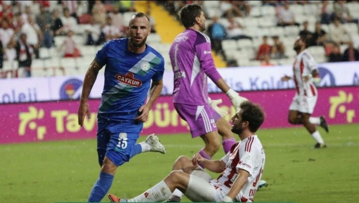 Antalyaspor, sahasında Rizespor’a 5-2 yenildi