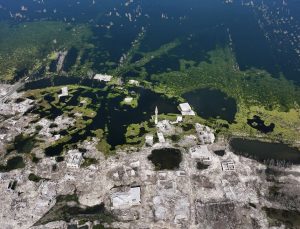 Kayseri’de kuraklık eski köyleri gün yüzüne çıkardı