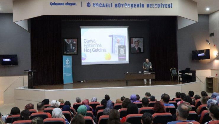 Kocaeli Büyükşehir personeli “Canva” eğitimi aldı