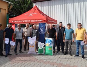 Kocaeli Büyükşehir’den çiftçiye yüzde 75 hibeli tohum desteği