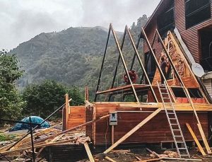 Fırtına Vadisi’ndeki izinsiz ve taşkın riski altındaki yapılar tek tek kaldırılıyor