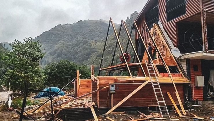 Fırtına Vadisi’ndeki izinsiz ve taşkın riski altındaki yapılar tek tek kaldırılıyor