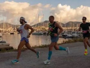 Bodrum, 8. kez yarı maraton coşkusunu yaşadı