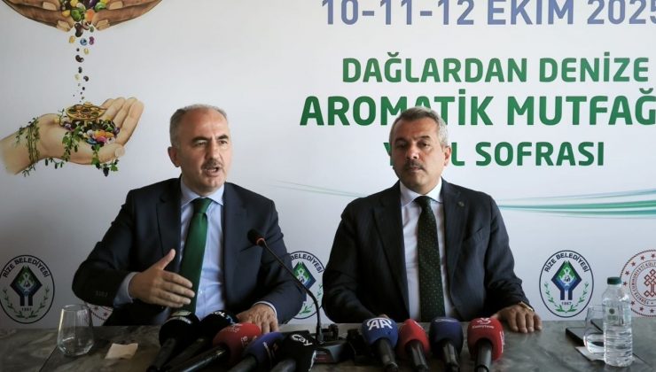 Yerelden zirveye lezzet yolculuğu: Rize, Aromatik Yeşil Sofrasıyla dünya mutfaklarını ağırlayacak