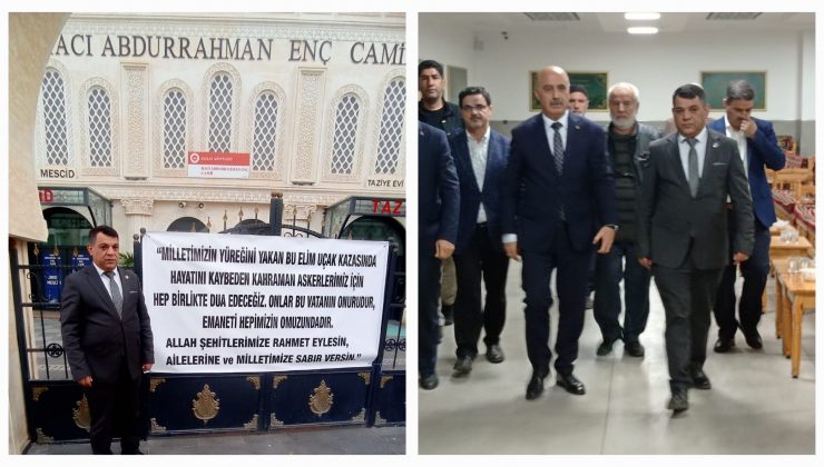 Diyarbakır’da Şehitler İçin Kurulan Taziyeye BBP İl Başkanı Mehmet Çiçek ve İl Emniyet Müdürü Nurettin Gökduman Katıldı