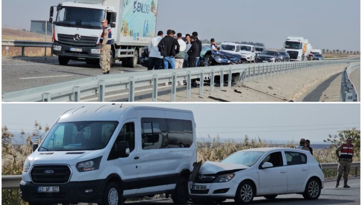 Bismil Yolunda Aynı Anda 2 Ayrı Kaza: 2 Yaralı