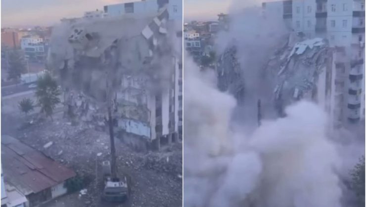 Diyarbakır’da Yıkım Sırasında 8 Katlı Bina Çöktü
