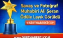 Siirt Basınına Gurur: Ali Şeran’a “Basın Emek ve Onur Ödülü”
