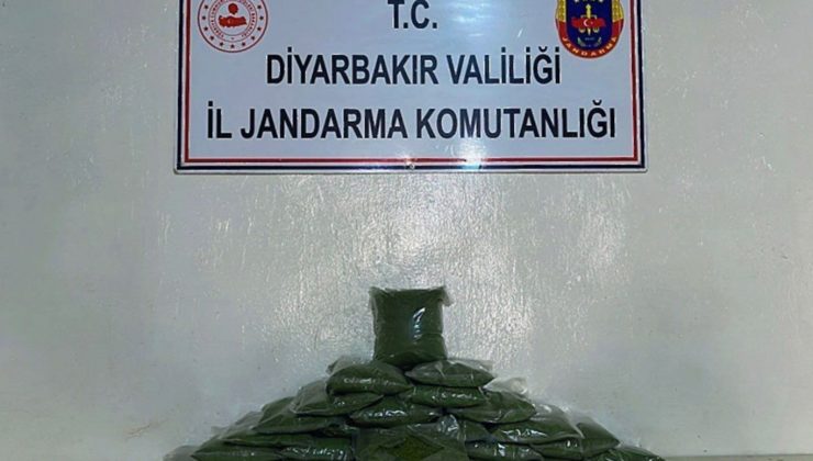 Diyarbakır’da 25 Kilogram Esrar Ele Geçirildi