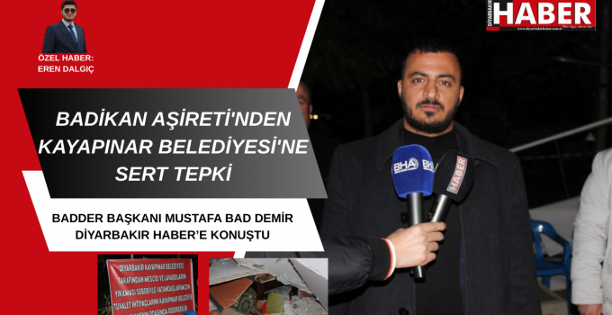 BADDER Genel Başkanı Demir’den Sert Açıklama: “Hukuksuzluğun Peşini Bırakmayacağız”