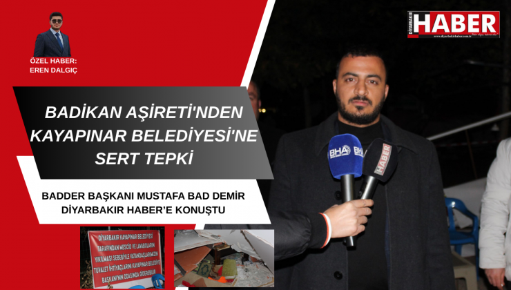 BADDER Genel Başkanı Demir’den Sert Açıklama: “Hukuksuzluğun Peşini Bırakmayacağız”