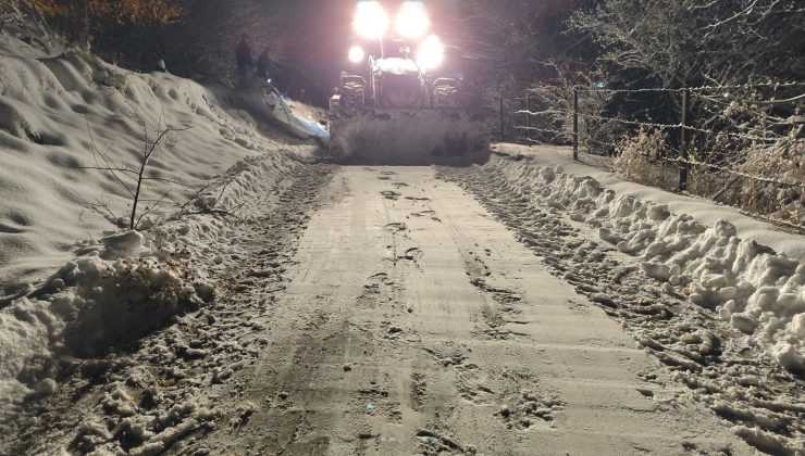 Diyarbakır’da Yoğun Kar Yağışı Ulaşımı Aksattı, Hazro’da Köy Yolları Açıldı