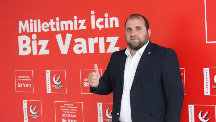 Yeniden Refah Partisi Diyarbakır İl Başkanı Ali Erdem, Ramazan Bayramını Kutladı