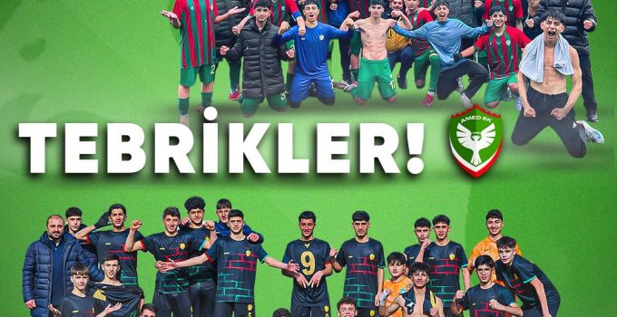 Amedspor Akademisinden Büyük Başarı!