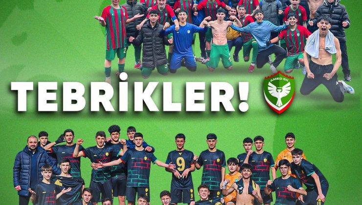 Amedspor Akademisinden Büyük Başarı!