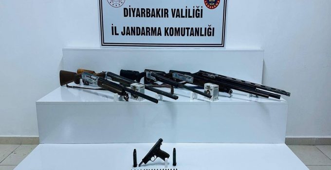 Diyarbakır’da Kaçak Silah Operasyonu